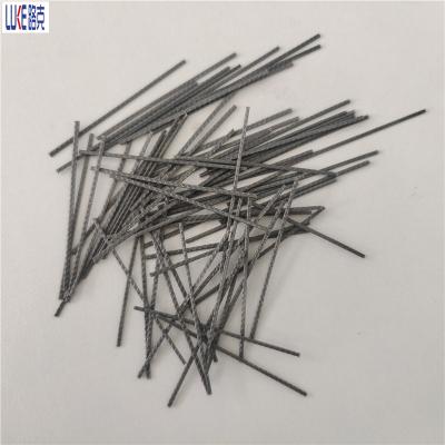 Fibra de hormigón macrofibra de polipropileno gris de 48 mm