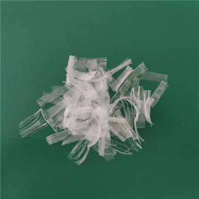 Fibra de malla sintética de polipropileno para hormigón