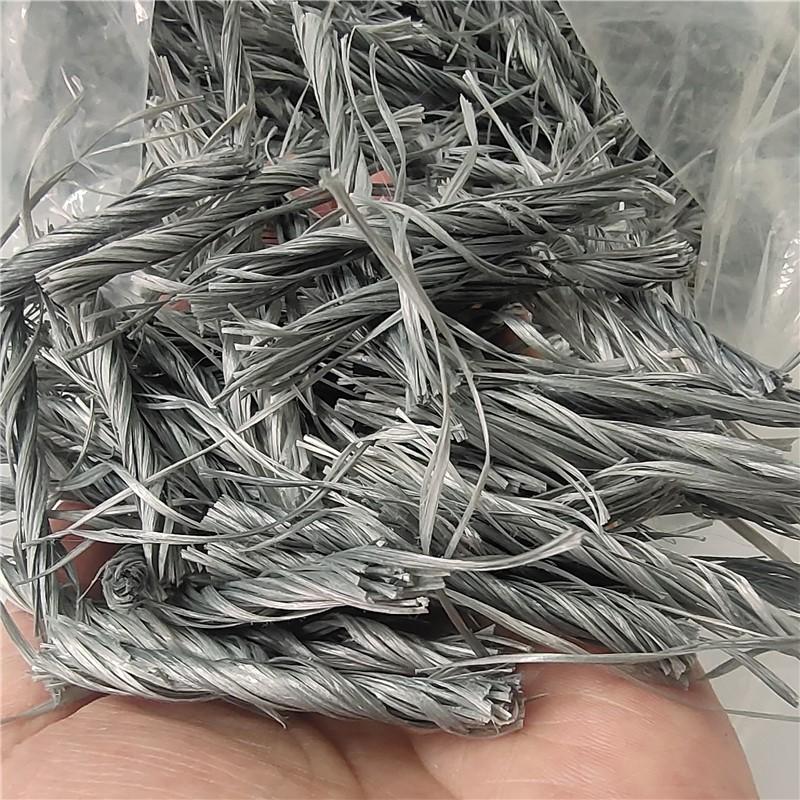 Polypropylene Twisted Bundle Fibers 38mm 54mm Length