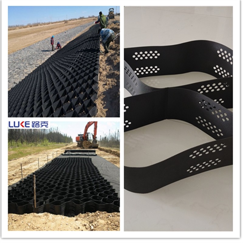 Aplicación de geoceldas de plástico HDPE para la construcción de carreteras.jpg Aplicación de geoceldas de plástico HDPE para la construcción de carreteras.jpg