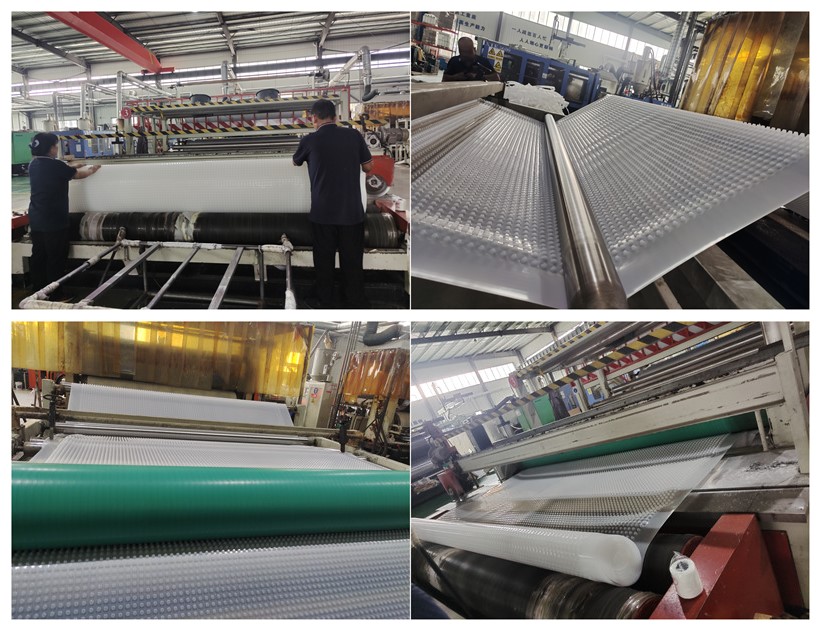 Tablero de drenaje con hoyuelos de HDPE para proyectos de construcción.jpg