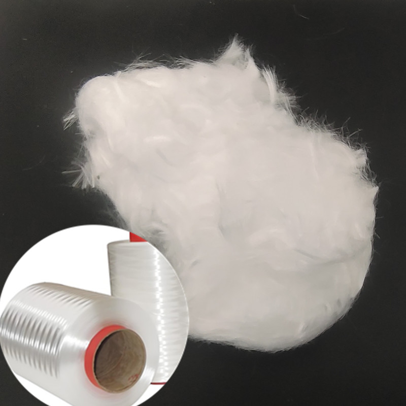 Fibra de hormigón de fibra de polietileno de uhmwpe corta.jpg Fibra de hormigón de fibra de polietileno de uhmwpe corta.jpg