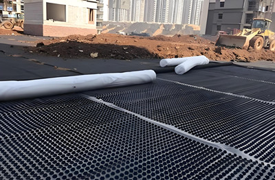 Tablero de drenaje con hoyuelos para la construcción de carreteras.jpg Tablero de drenaje con hoyuelos para la construcción de carreteras.jpg