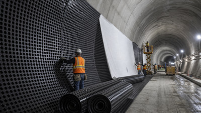 HDPE Dimple Drainage Board for Tunnel Linings.jpg