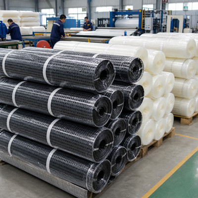 HDPE Dimple Drainage Board Packaging & Strapping.jpg